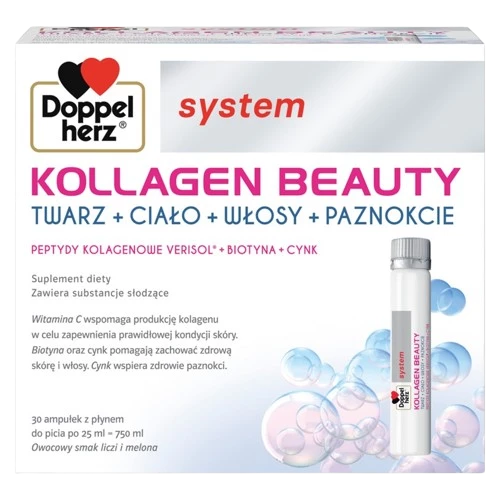 Doppelherz system KOLLAGEN BEAUTY  Widok z przodu
