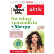 Doppelherz aktiv Na włosy i paznokcie + Skrzyp Widok z przodu