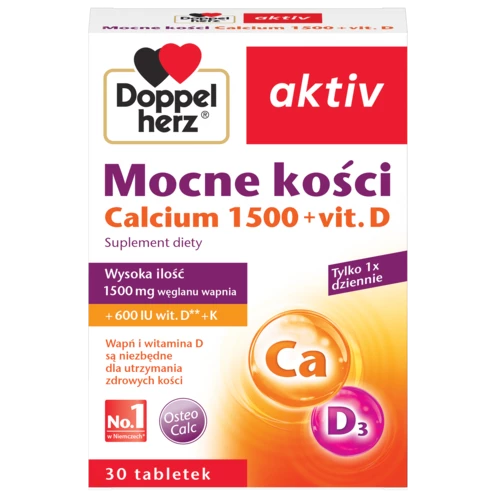 Doppelherz aktiv Mocne kości  Widok z przodu