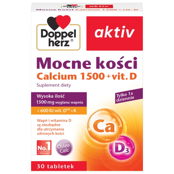 Doppelherz aktiv Mocne kości  Widok z przodu