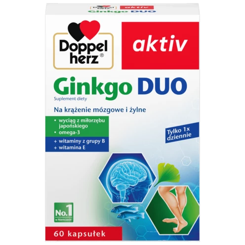 Doppelherz aktiv Ginkgo DUO Widok z przodu