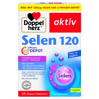 Doppelherz aktiv Selen 120 Widok z przodu