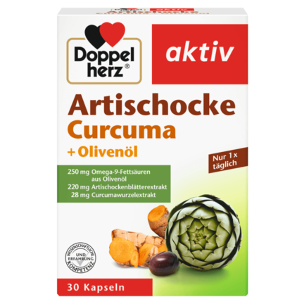 Karczoch + Kurkuma + Olej z oliwek