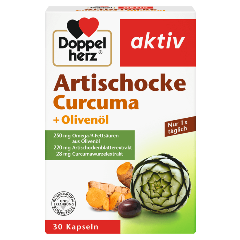 Karczoch + Kurkuma + Olej z oliwek