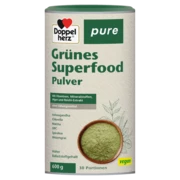 Doppelherz pure Superfood – Matcha + Algi Chlorella, Spirulina + witaminy i składniki mineralne Widok z przodu