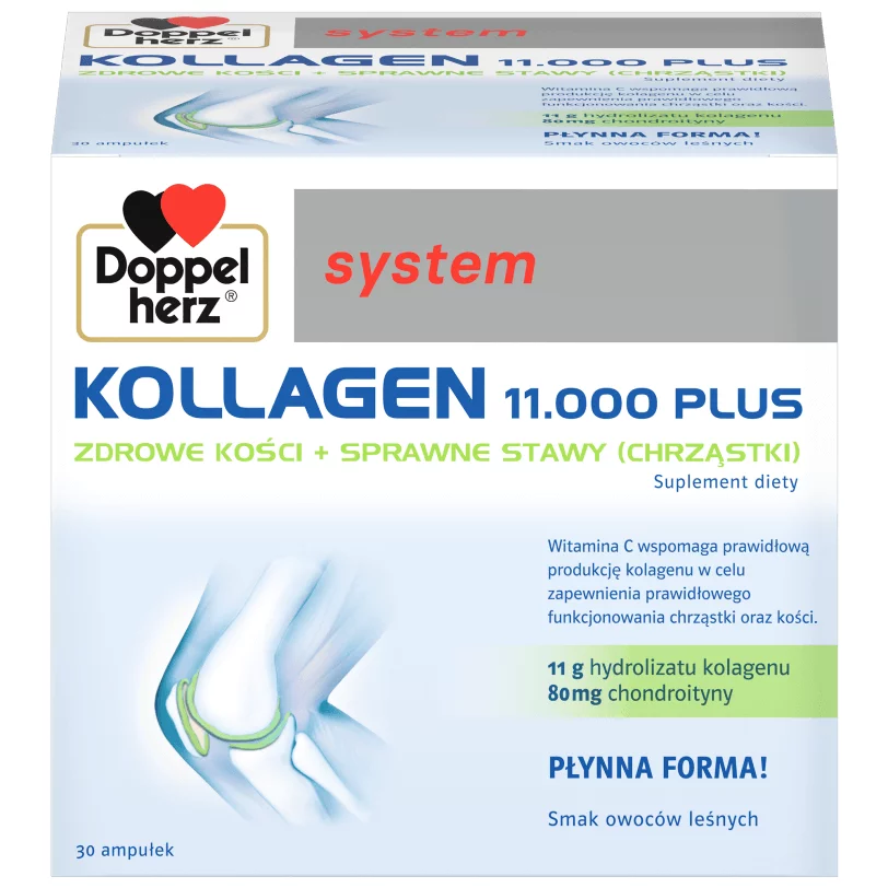 Doppelherz system KOLLAGEN 11.000 PLUS Widok z lewej strony