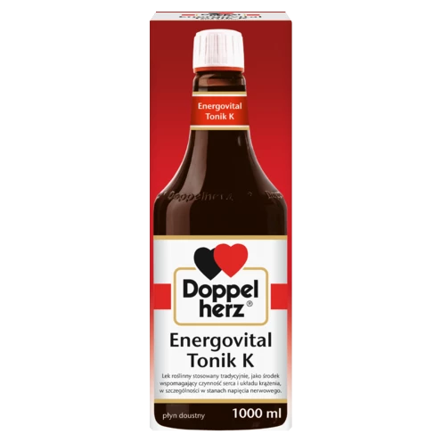 Doppelherz Pharma Energovital Tonik K (1000 ml) Widok z przodu
