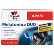 Doppelherz aktiv Melatonina DUO Widok z przodu